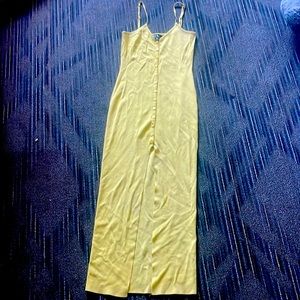Yellow maxi dress